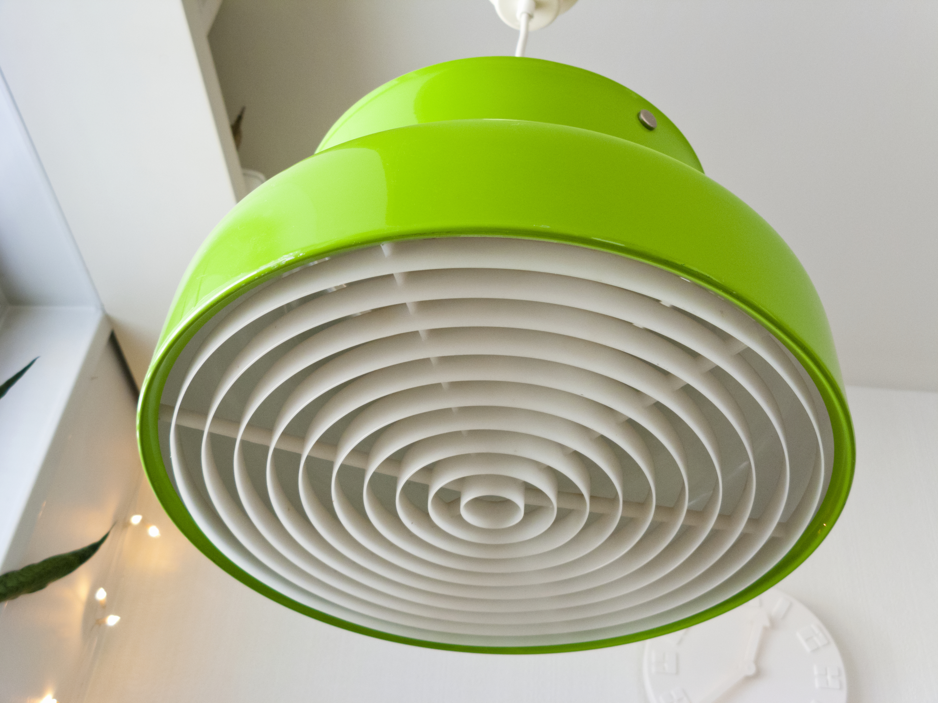 Grön taklampa 